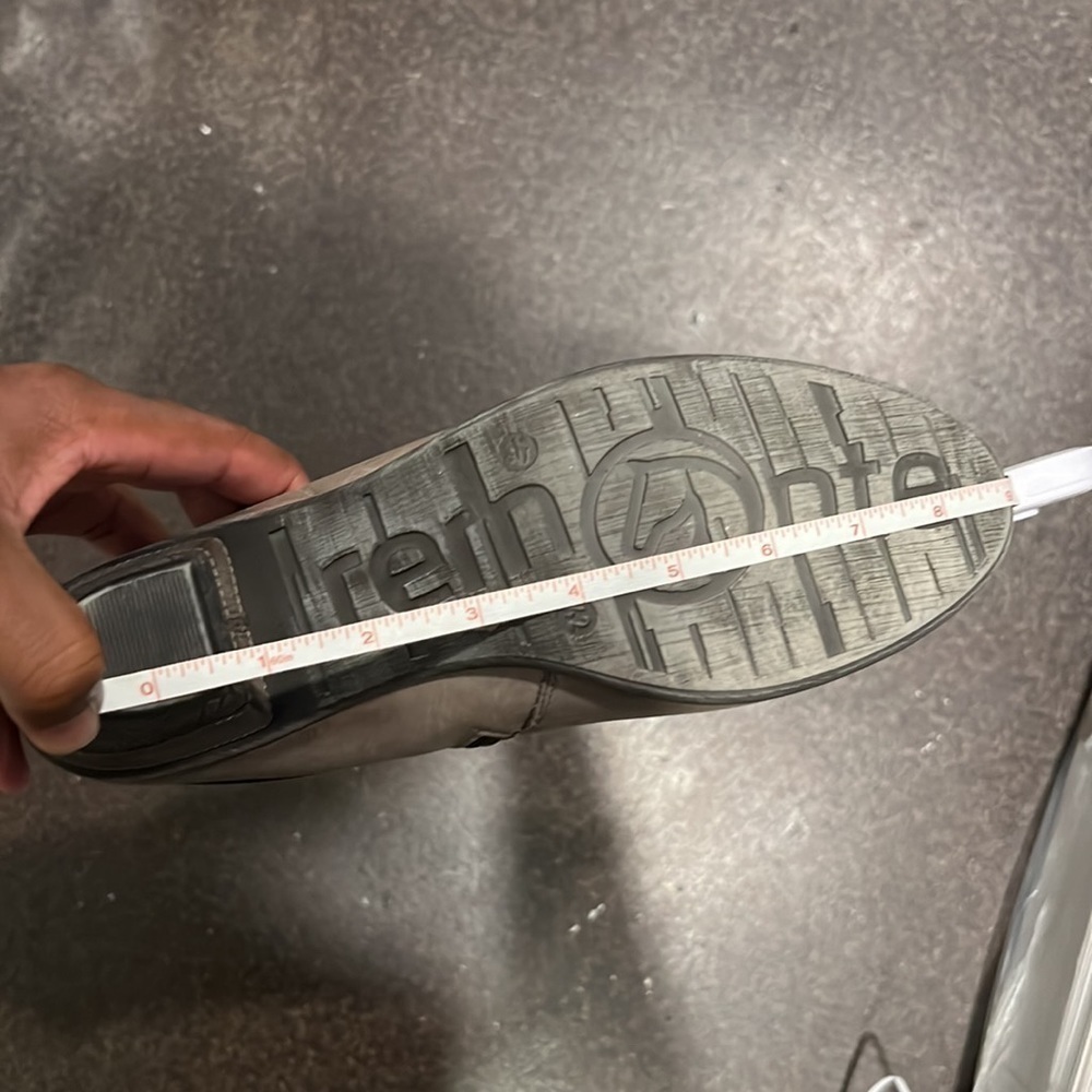 Remonte Womens Leather Gray Cheyenne Western Bootie Ankle Boot Size 10 - Picture 9 of 9